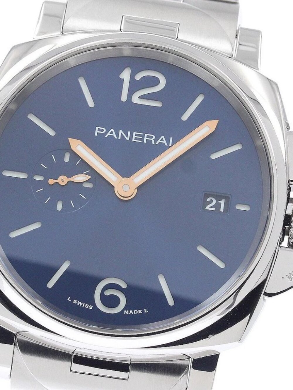 PANERAI Luminor Due PAM01124 Date Navy Dial Automatic Men's Watch_950166